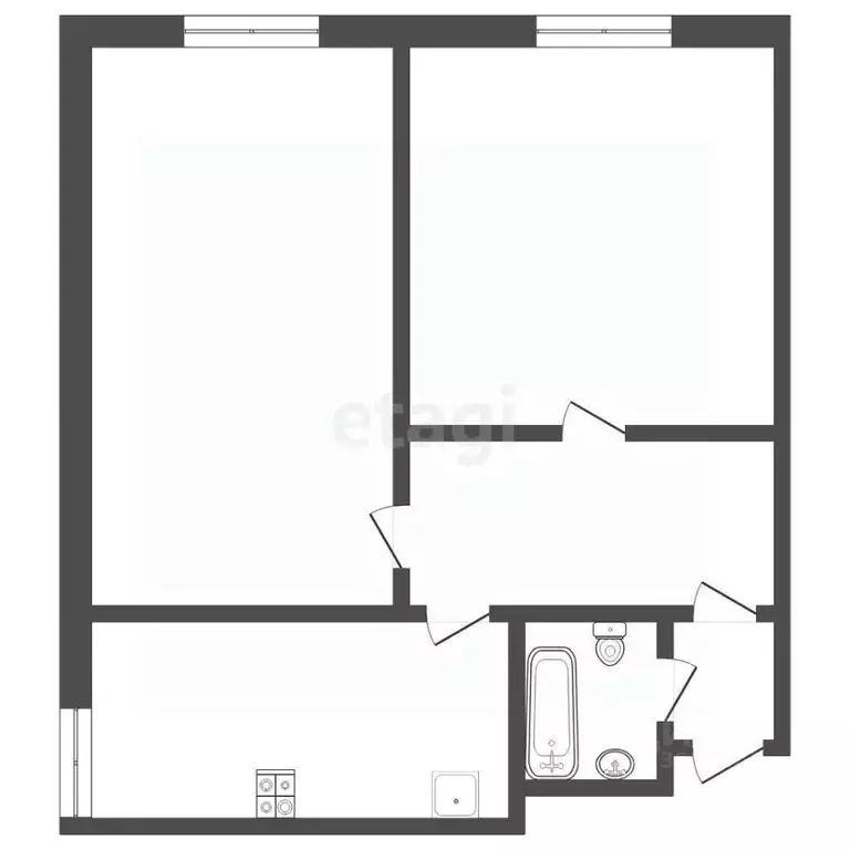 Комната Тюменская область, Тюмень Олимпийская ул., 15 (30.7 м) - Фото 2