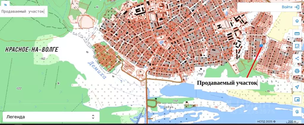 Участок в Костромская область, Красное-на-Волге пгт, Королиха мкр, 2-й ... - Фото 1