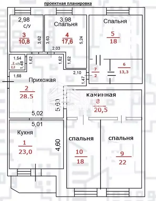 3-к кв. Воронежская область, Воронеж Советская ул., 19 (176.0 м) - Фото 1