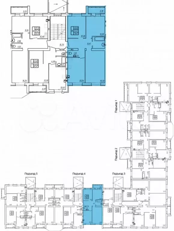 3-к. квартира, 75 м, 1/3 эт. - Фото 1