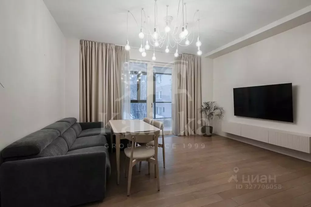 3-к кв. Москва Большой Строченовский пер., 9 (78.3 м) - Фото 2