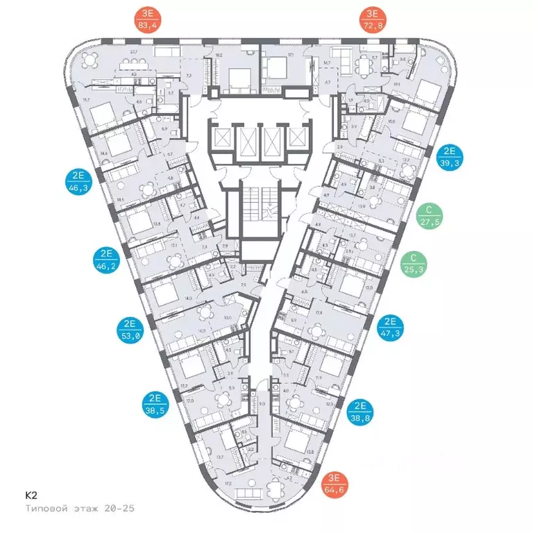2-к кв. Москва ш. Боровское (дублер) (47.3 м) - Фото 1