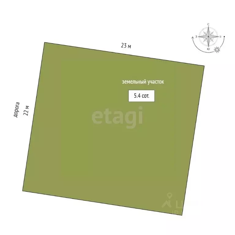 Участок в Ростовская область, Аксайский район, Старочеркасское с/пос, ... - Фото 2