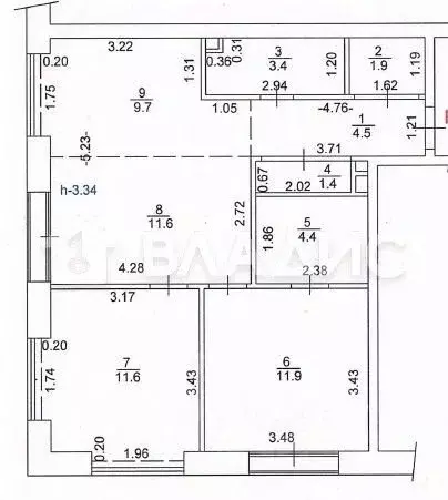 2-к кв. Москва ул. Академика Челомея, 1А (60.4 м) - Фото 2