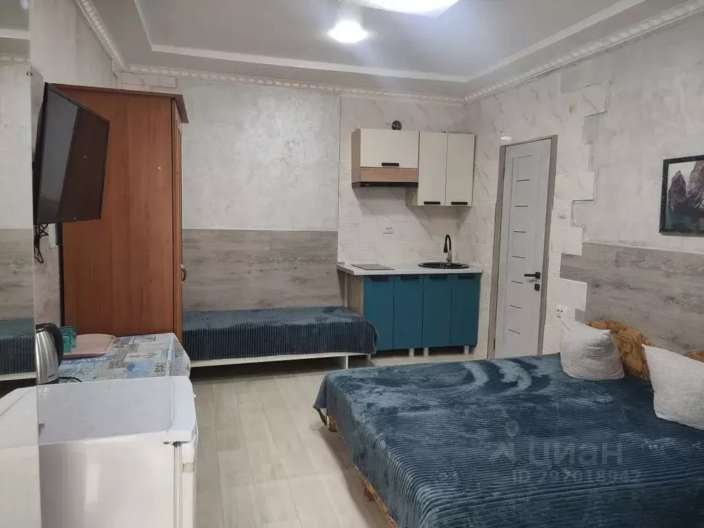 Комната Крым, Феодосия муниципальный округ, Курортное пгт пер. Дачный - Фото 0