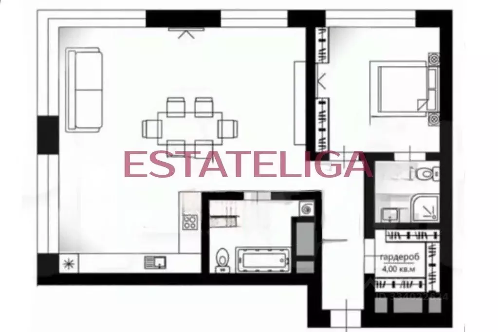 2-к кв. Москва Гжатская ул., 5к4 (85.0 м) - Фото 2
