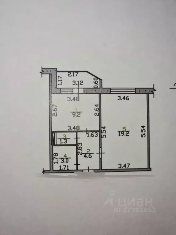 1-к кв. Орловская область, Орел ул. Алроса, 7 (37.3 м) - Фото 1