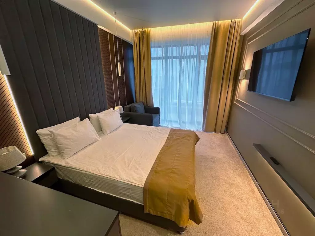 Студия Краснодарский край, Сочи ул. Просвещения, 104Б (24.0 м) - Фото 1