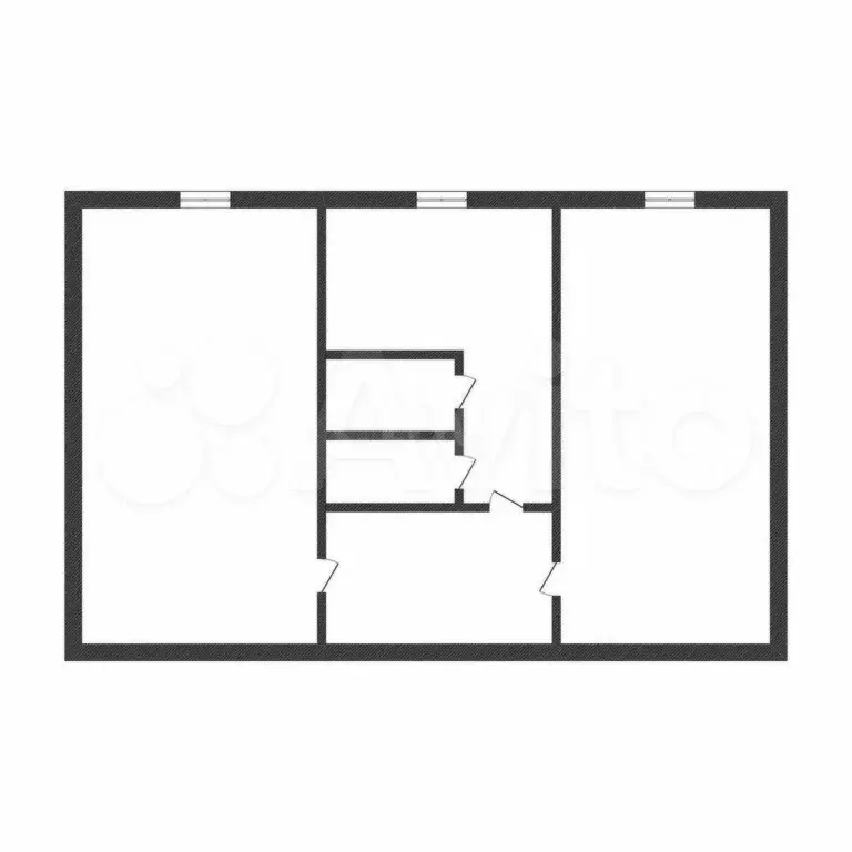2-к. квартира, 44,1 м, 1/5 эт. - Фото 0