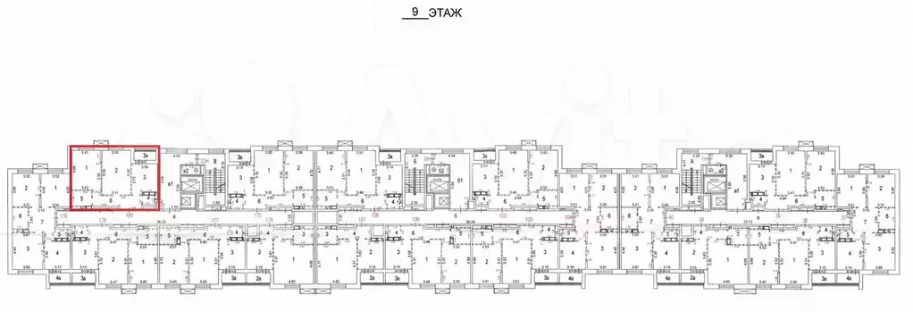 Аукцион: 2-к. квартира, 60,9 м, 9/13 эт. - Фото 1