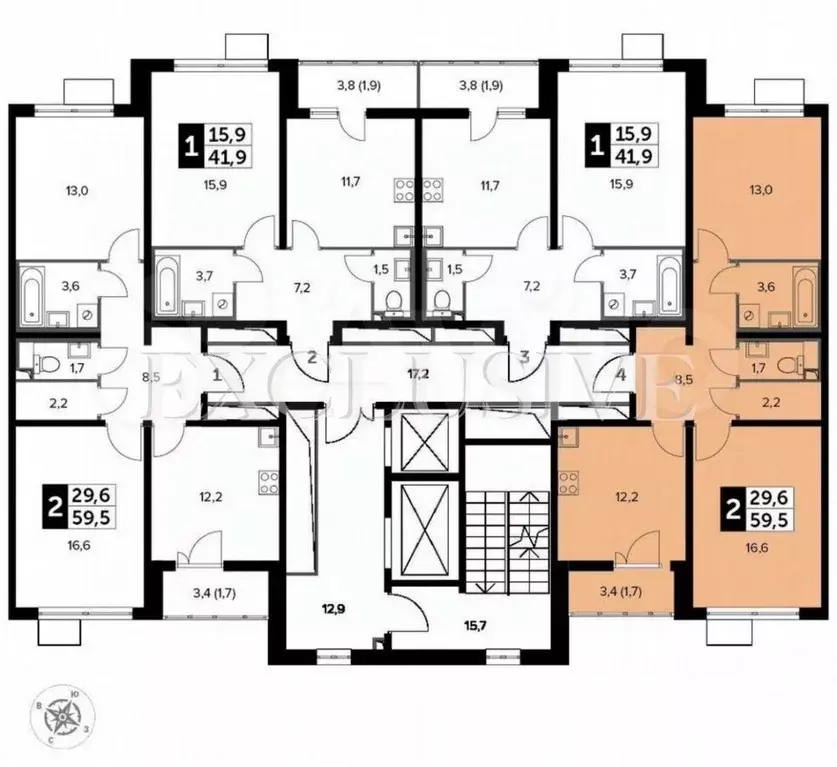 2-к кв. Московская область, Ленинский городской округ, пос. Битца ... - Фото 2