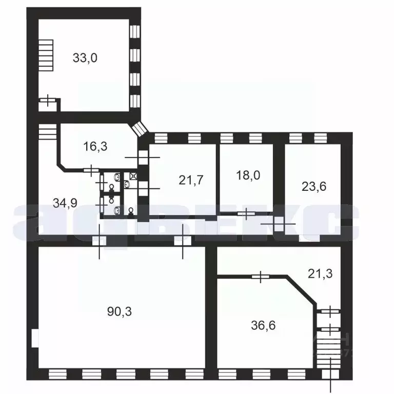 Офис в Санкт-Петербург ул. Якубовича, 22 (271 м) - Фото 2