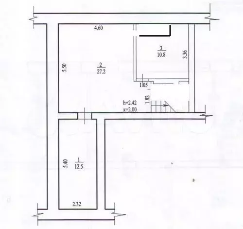 В центре на Красной линии, 162 м - Фото 1