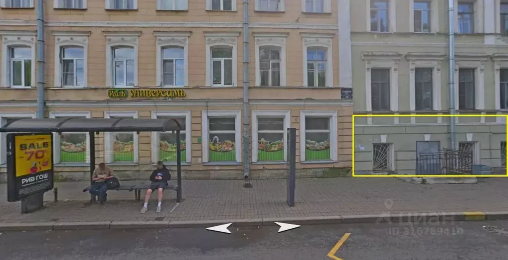 Торговая площадь в Санкт-Петербург Садовая ул., 102 (110 м) - Фото 0