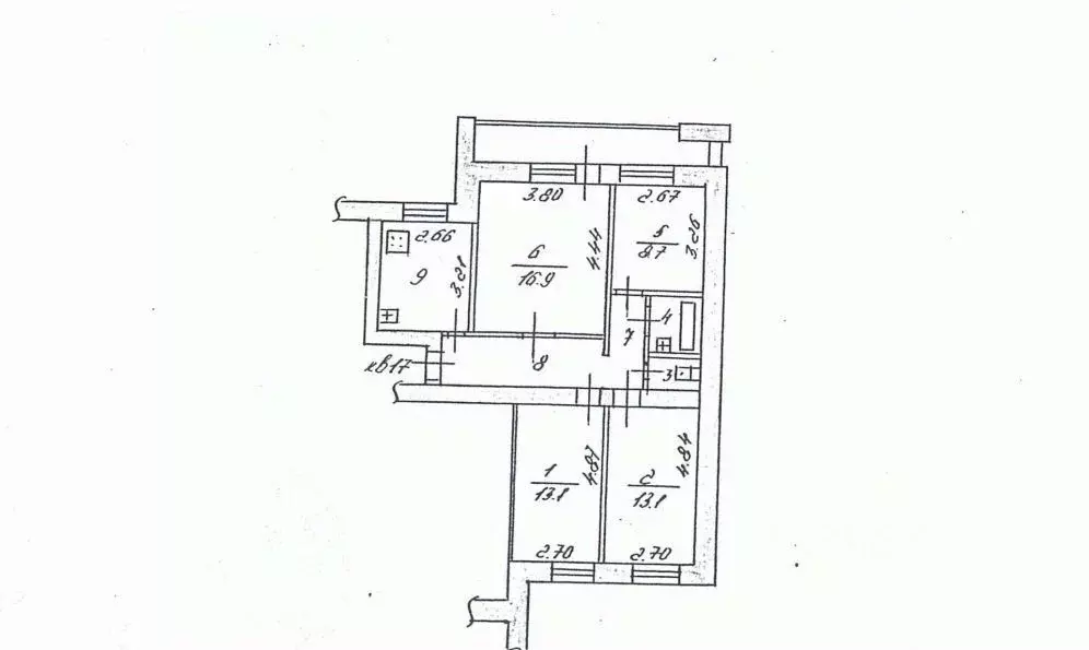 4-к кв. Владимирская область, Владимир ул. Василисина, 6 (78.4 м) - Фото 1