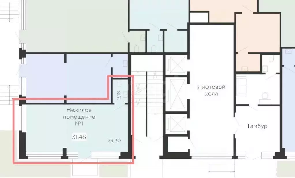 Помещение свободного назначения в Воронежская область, Воронеж ... - Фото 2