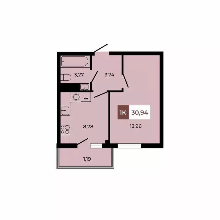 1-к кв. Ростовская область, Аксайский район, Щепкинское с/пос, пос. ... - Фото 1