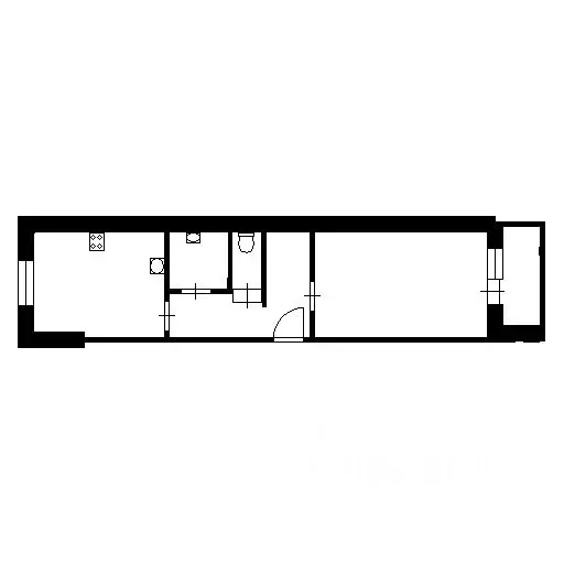 1-к кв. Башкортостан, Уфа ул. Набережная реки Уфы, 71 (43.5 м) - Фото 1