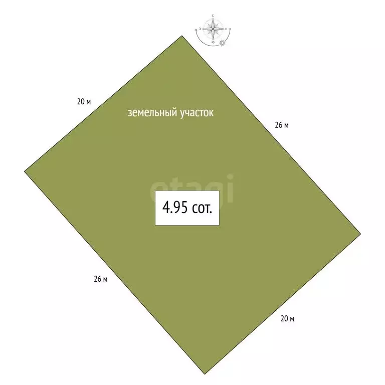 Участок в Бердск, садоводческое некоммерческое товарищество Мечта, 2-я ... - Фото 1