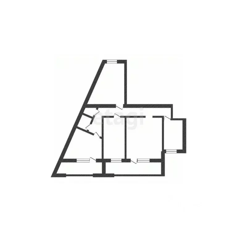 2-к кв. Белгородская область, Белгород ул. Костюкова, 69 (82.9 м) - Фото 1