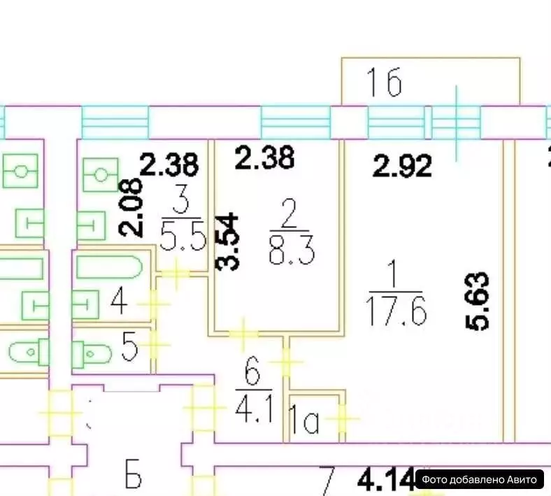2-к кв. Москва Таганрогская ул., 12 (40.0 м) - Фото 2