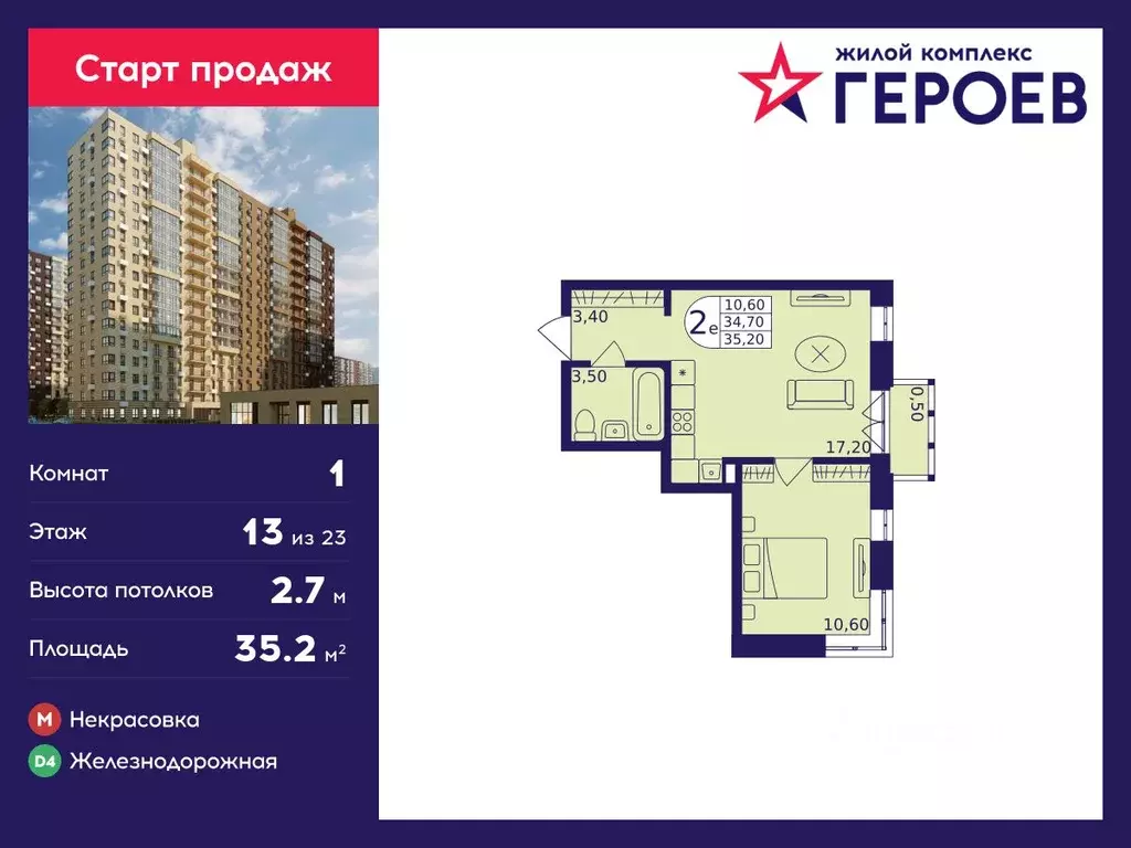 1-к кв. Московская область, Балашиха Железнодорожный мкр, Центр-2 мкр, ... - Фото 1