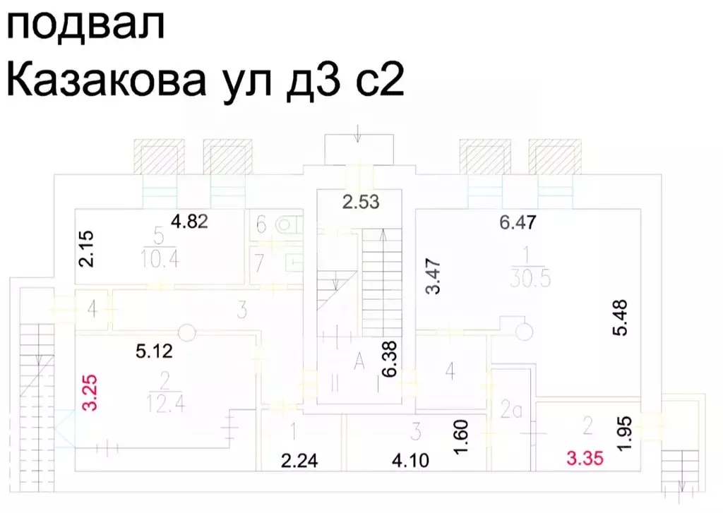 Помещение свободного назначения в Москва ул. Казакова, 3С2 (506 м) - Фото 2