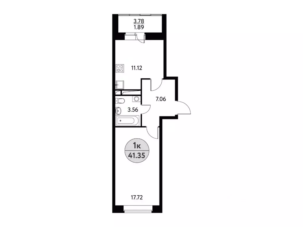 1-к кв. Московская область, Щелково ул. Механизаторов, 1Б (41.35 м) - Фото 1