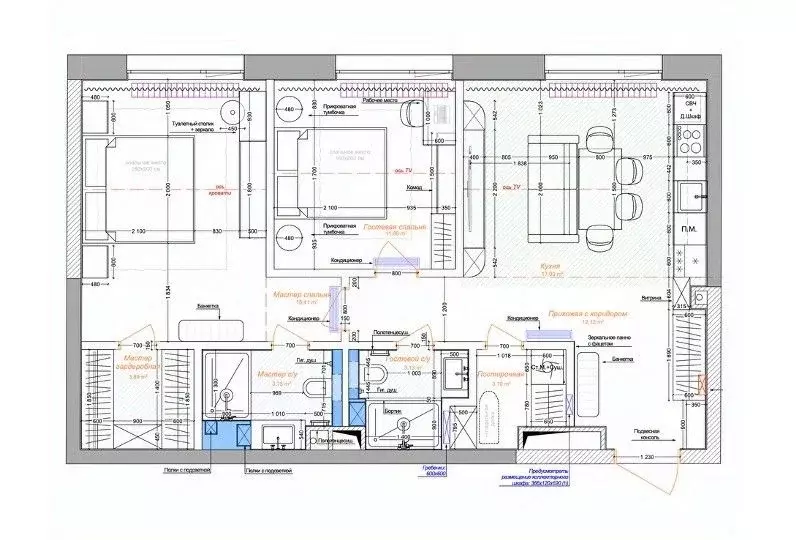 2-к кв. Москва ул. Нижние Мневники, 9 (78.0 м) - Фото 2