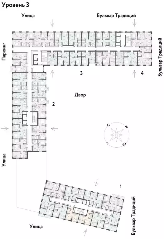 2-к кв. Тюменская область, Тюмень ул. Андрея Кореневского, 1к2 (33.03 ... - Фото 2