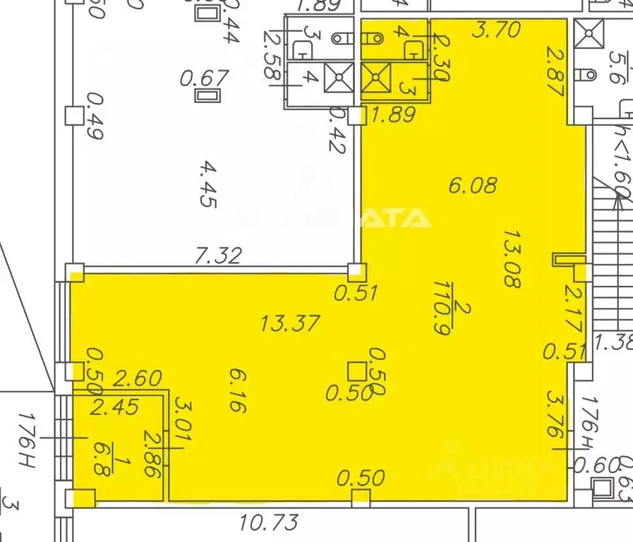 Помещение свободного назначения в Санкт-Петербург бул. Измайловский, ... - Фото 2