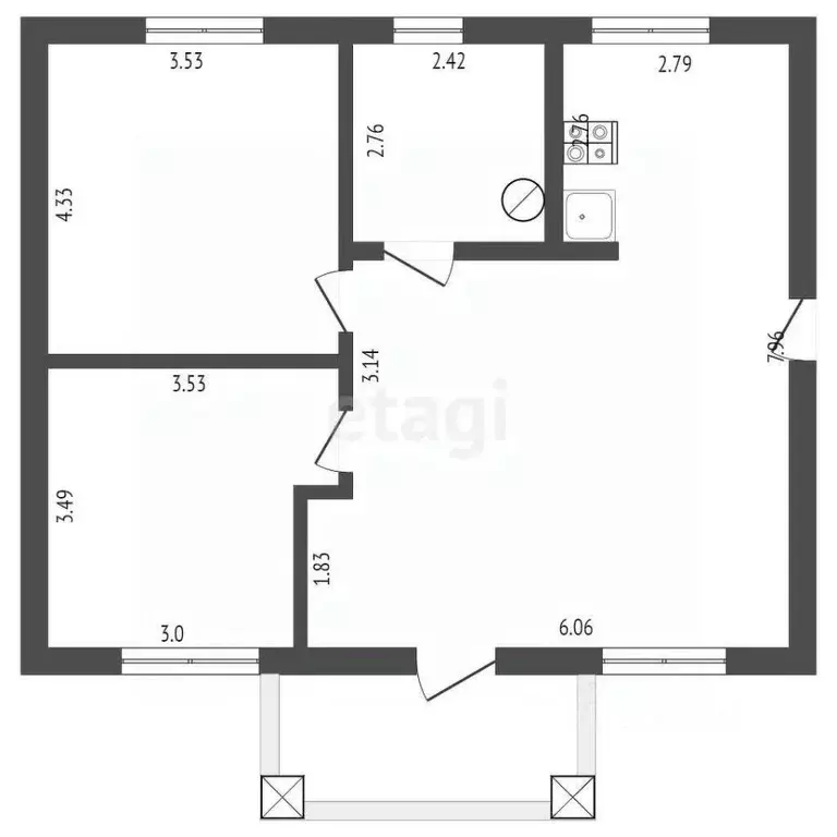 Дом в Нижегородская область, Выкса городской округ, Шиморское рп ул. ... - Фото 2