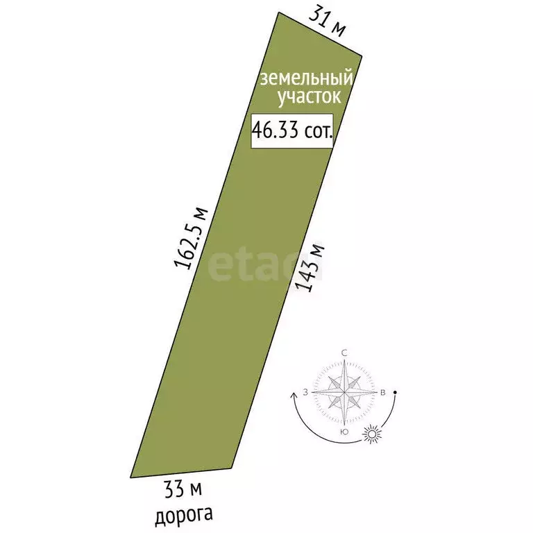 Участок в Абрикосовское сельское поселение, село Матросовка, Трудовая ... - Фото 1