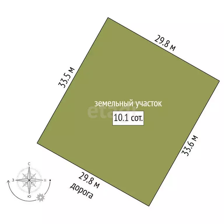 Участок в Заводоуковск, улица имени Москалёва (10 м) - Фото 1