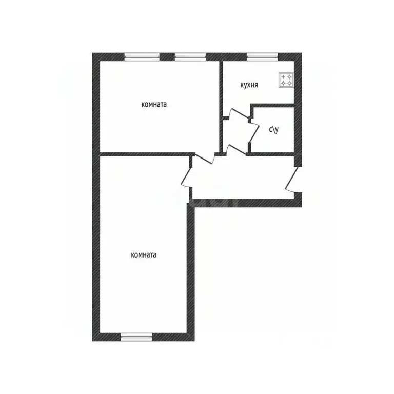 3-к кв. Брянская область, Брянск ул. Фокина, 34 (54.6 м) - Фото 2