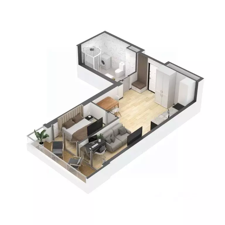 1-к кв. Крым, Ялта муниципальный округ, Кацивели пгт Крымский квартал ... - Фото 1