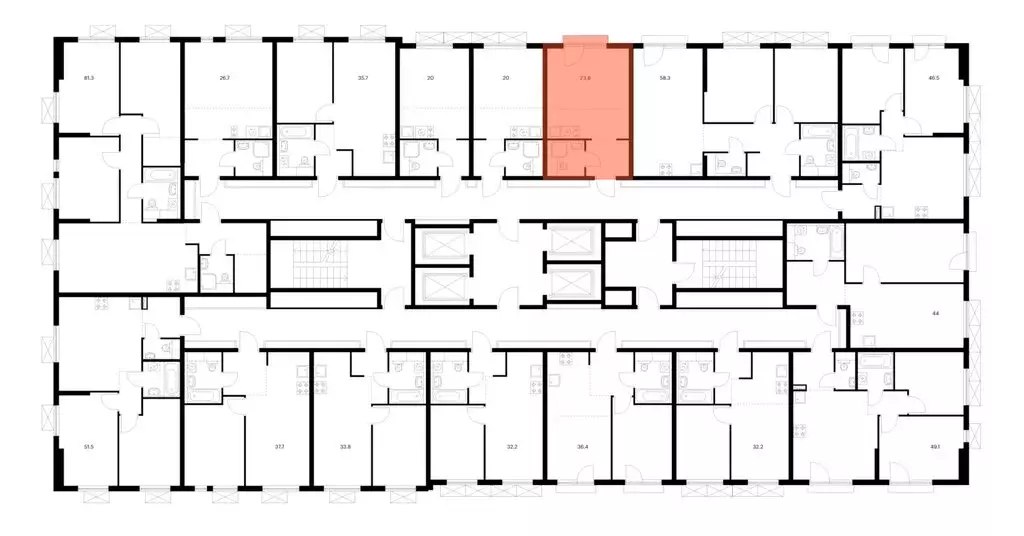 Квартира-студия: Мытищи, жилой комплекс Яуза Парк, к5 (23.8 м) - Фото 1