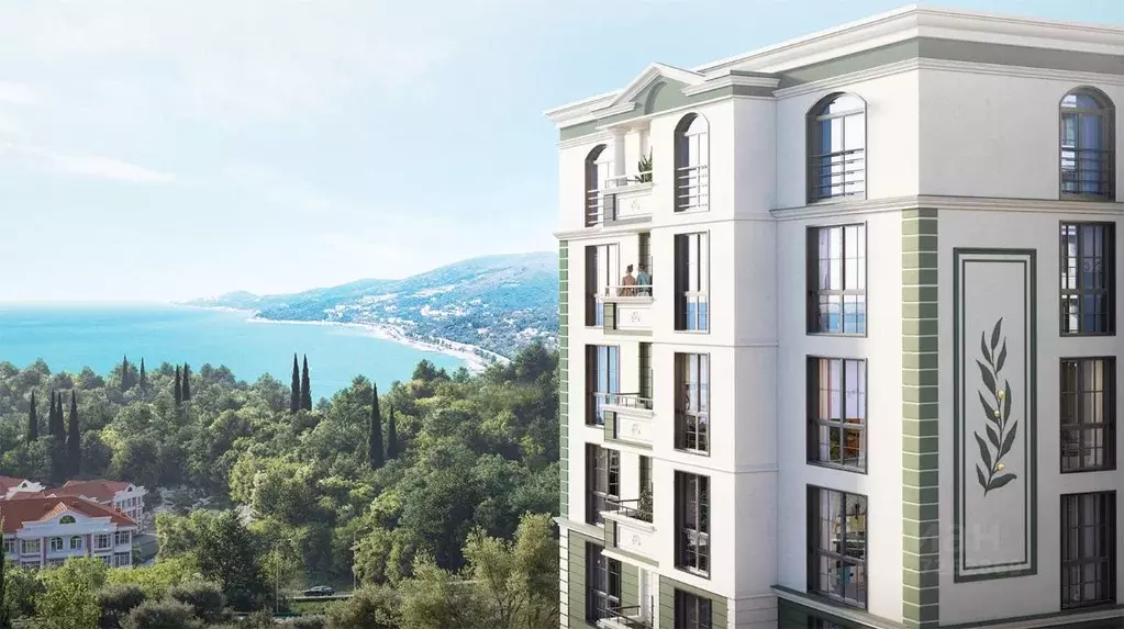 Студия Краснодарский край, Сочи ул. Ленина, 290/8к4 (25.0 м) - Фото 1