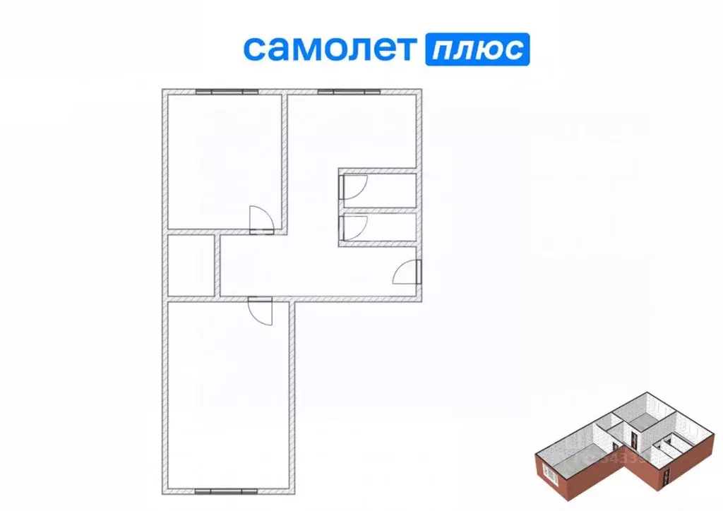 2-к кв. Кемеровская область, Кемерово Инициативная ул., 18А (49.1 м) - Фото 2