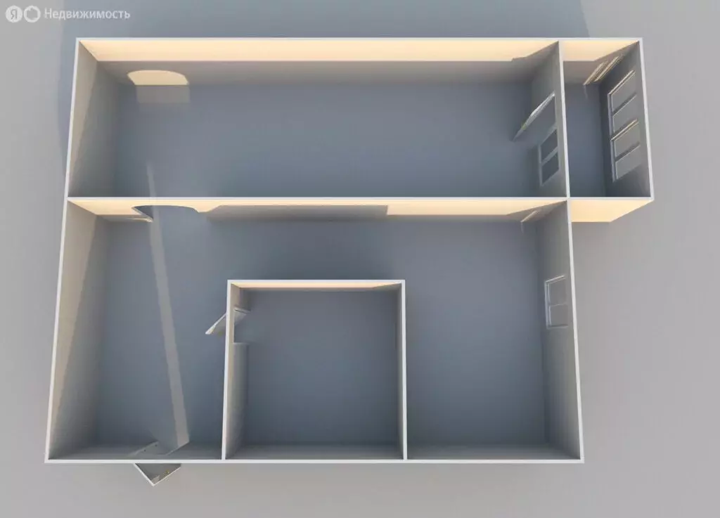 1-комнатная квартира: Курган, улица Максима Горького, 10 (30.7 м) - Фото 1