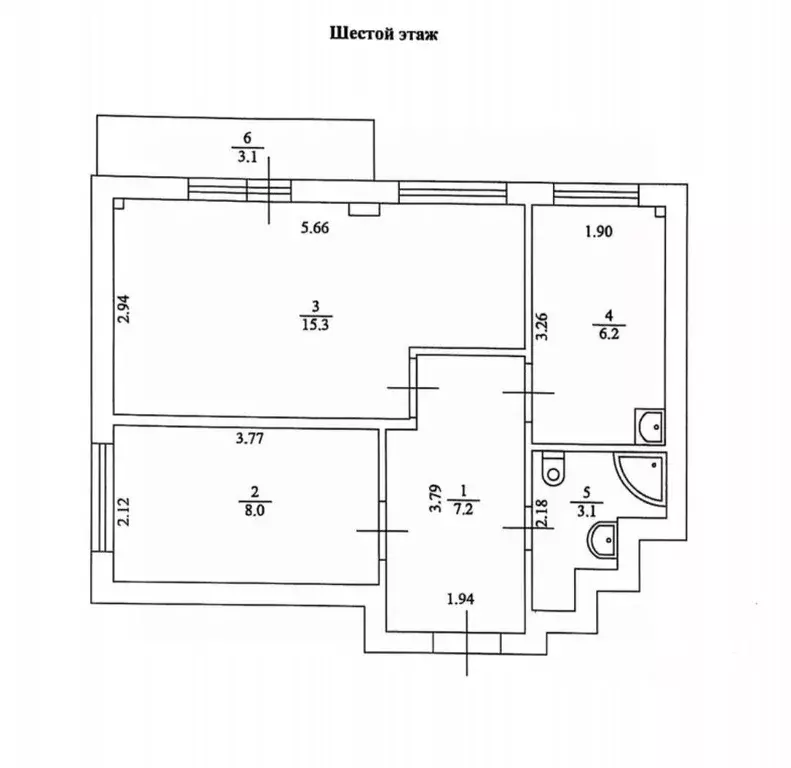 2-к кв. Новосибирская область, Новосибирск Выборная ул., 99/4 (39.8 м) - Фото 1