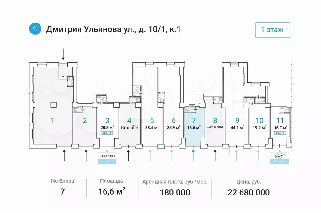 Тп 36 м2 на Академической - Фото 0