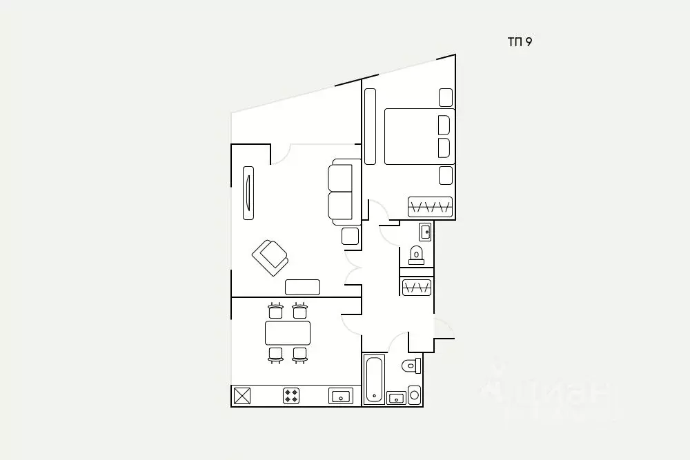 2-к кв. Москва Автозаводская ул., 23Бк2 (65.0 м) - Фото 2