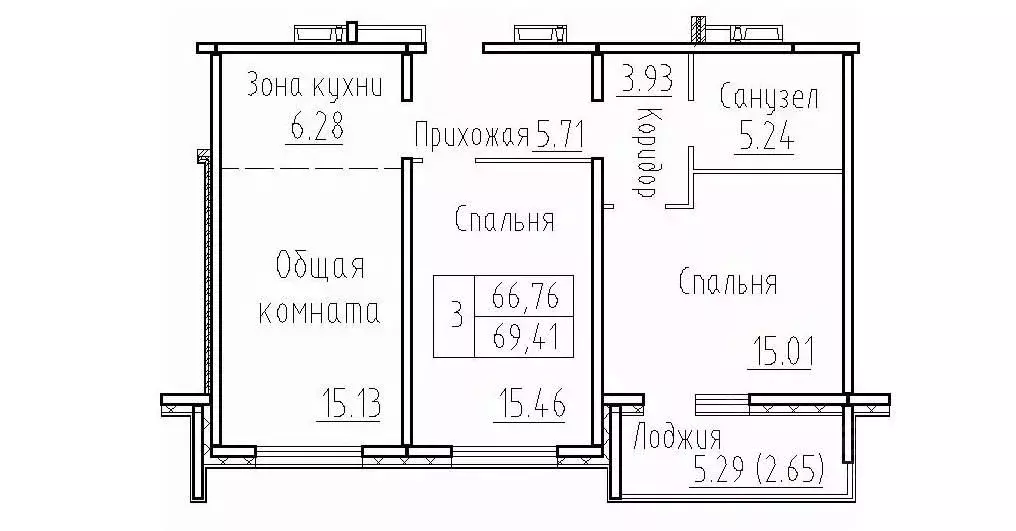 2-к кв. Новосибирская область, Новосибирский район, Мичуринский ... - Фото 0