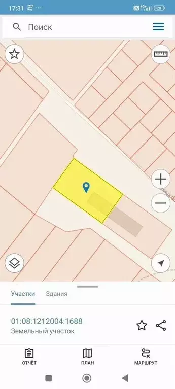 Участок в Адыгея, Майкоп городской округ, пос. Северный ул. Огненного ... - Фото 1