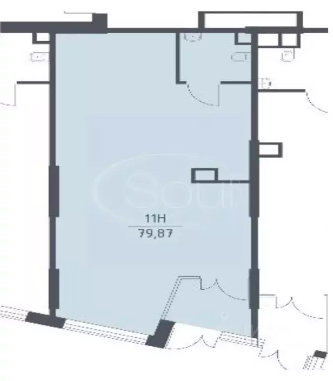 Торговая площадь в Московская область, Красногорск ул. Тенистых Аллей, ... - Фото 2