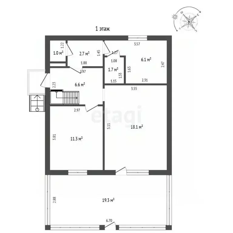 Дом в Смоленская область, Гагарин пер. Пушкина, 15 (126 м) - Фото 2