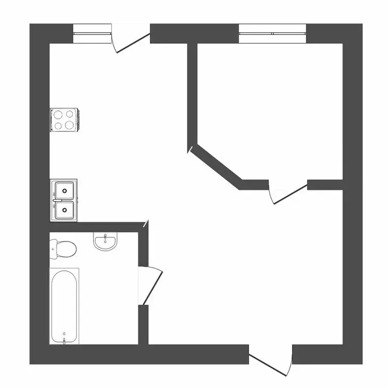 1-комнатная квартира: Сириус, Набережная улица, 4/1 (36.6 м) - Фото 0