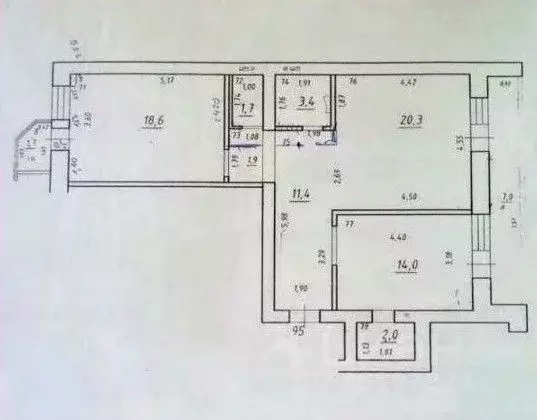 2-к кв. Самарская область, Самара Вилоновская ул., 84 (82.9 м) - Фото 2