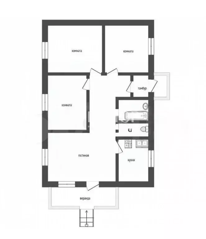 Дом в Костромская область, Костромской район, Кузьмищенское с/пос, д. ... - Фото 2